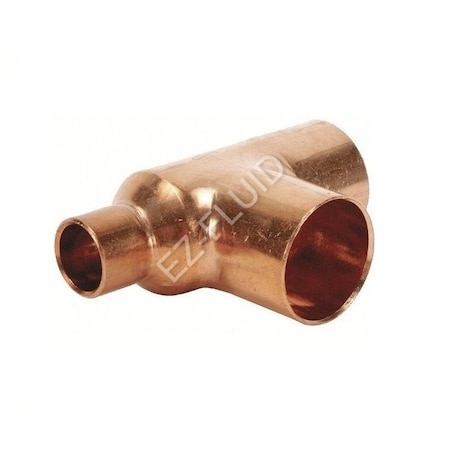 Ez-Fluid 2 x 1/2 x 2 C x C x C COPPER REDUCING TEE EZCT271